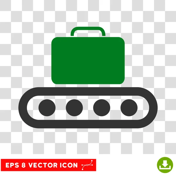 Baggage Conveyor Eps Vector Icon — Stock Vector