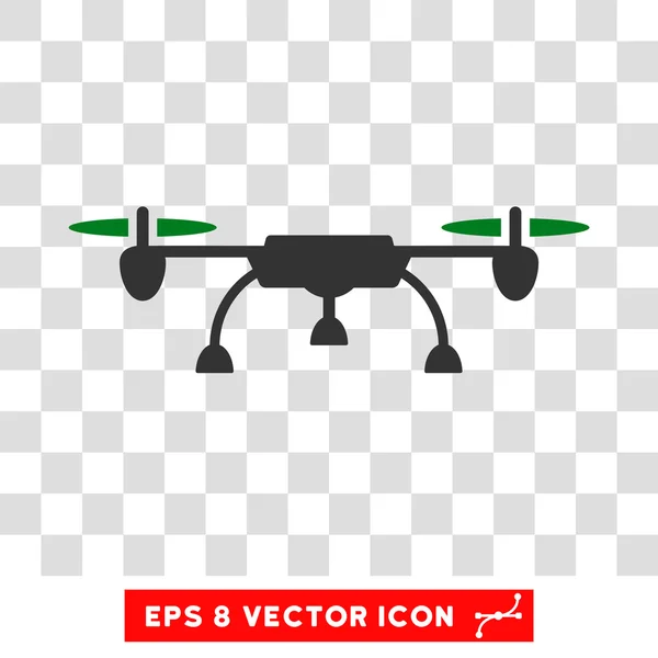 Ícone do vetor do drone Eps — Vetor de Stock