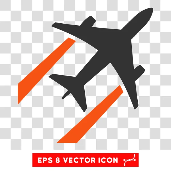 Air Jet Trace Eps Vector Ícone — Vetor de Stock