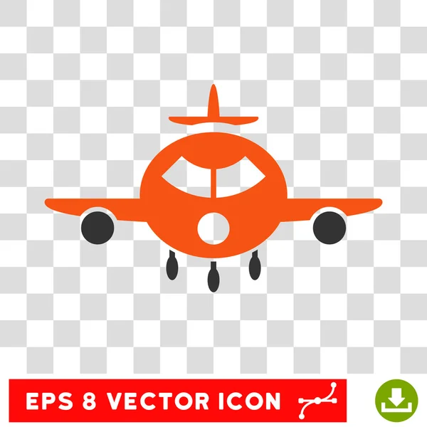 Frachtflugzeug eps Vektor-Symbol — Stockvektor