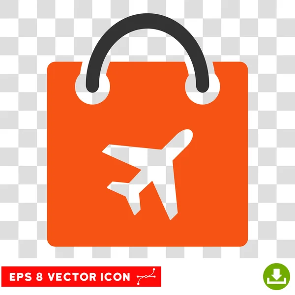 Duty Free Shopping eps Vektor Symbol — Stockvektor