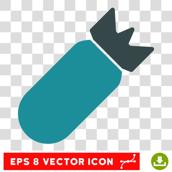Aviación bomba Eps Vector icono — Vector de stock
