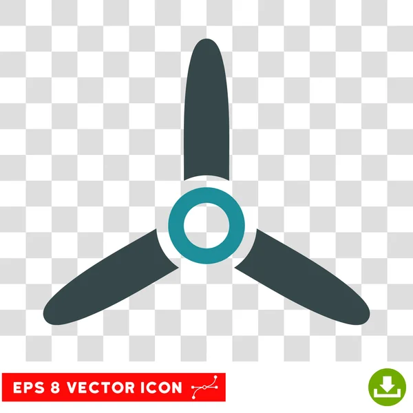 Tres cuchillas de tornillo Eps Vector icono — Vector de stock