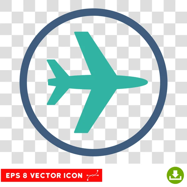 Aeropuerto Eps Vector icono — Vector de stock