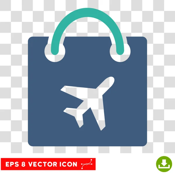 Duty Free Shopping eps Vektor Symbol — Stockvektor