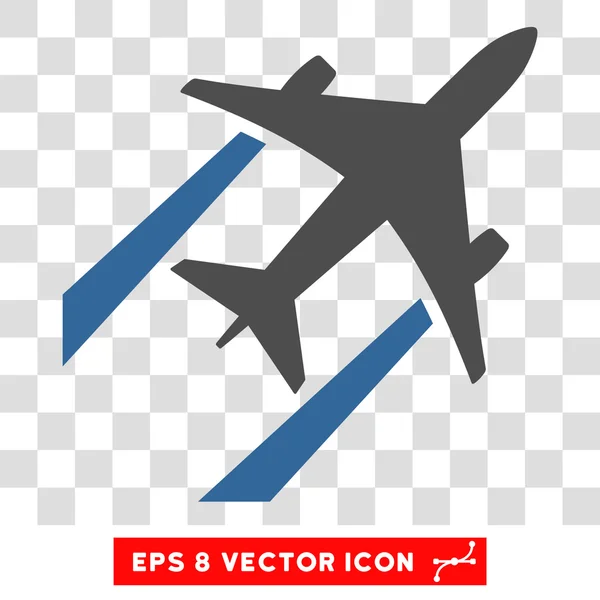 Air Jet Trace Eps Vector Ícone — Vetor de Stock