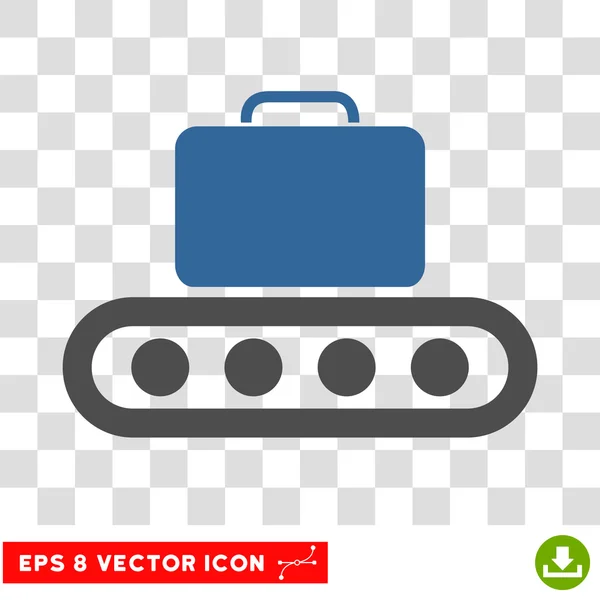 Векторная икона багажного конвейера Eps — стоковый вектор