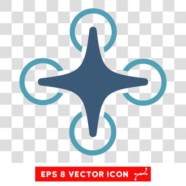 Nanocopter Eps vektorové ikony — Stockový vektor