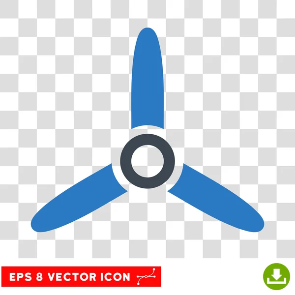 Three Bladed Screw Eps Vector Icon — Stock Vector