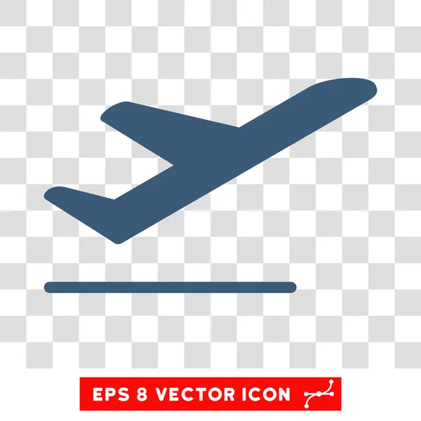 Flugzeug Abflug eps Vektor-Symbol — Stockvektor
