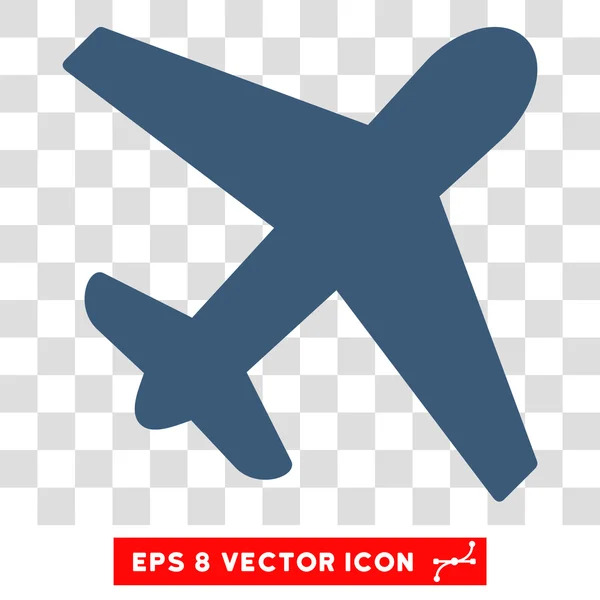 Airplane Eps Vector Icon — Stock Vector