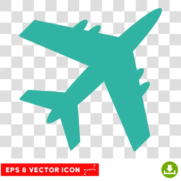 Flugzeug eps Vektor-Symbol — Stockvektor