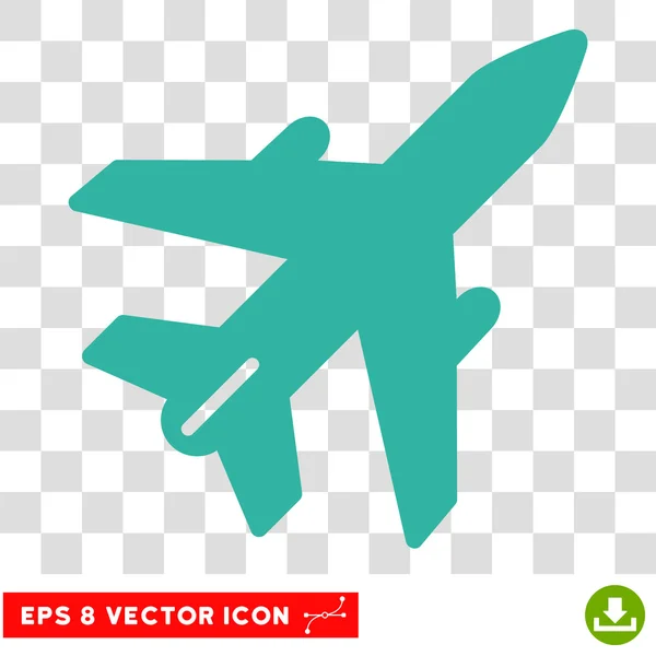 Flugzeug eps Vektorsymbol — Stockvektor