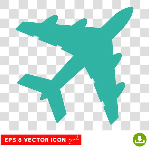 Векторная икона бомбардировщика — стоковый вектор