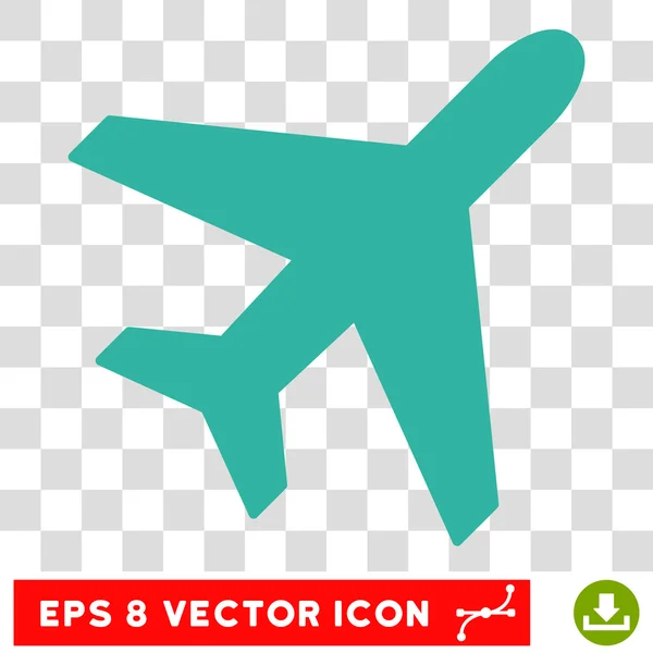 विमान ईपीएस वेक्टर प्रतीक — स्टॉक वेक्टर