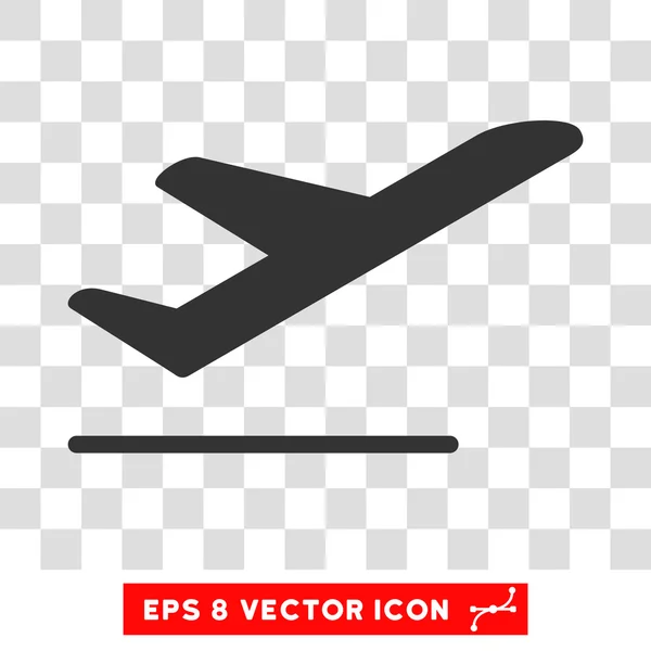 Flugzeug Abflug eps Vektor-Symbol — Stockvektor