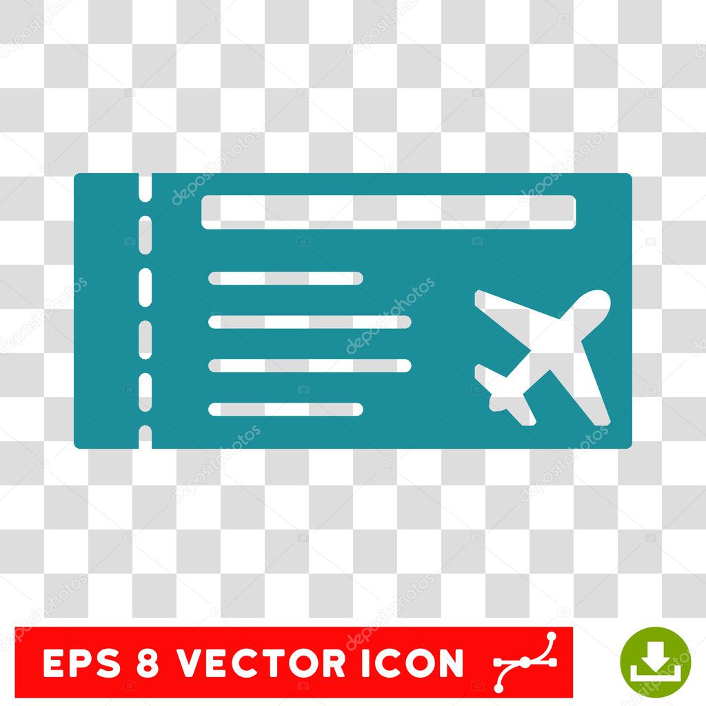 Airticket Eps Vector Icon