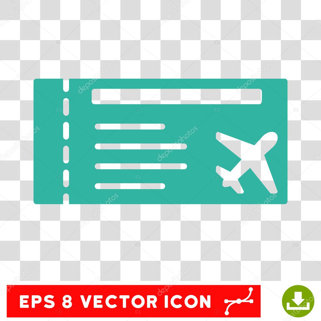 Airticket Eps Vector Icon
