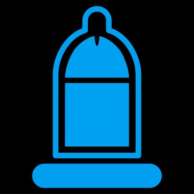 Prezervatif simgesi ile korunan Penis