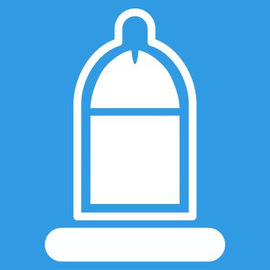 Prezervatif simgesi ile korunan Penis