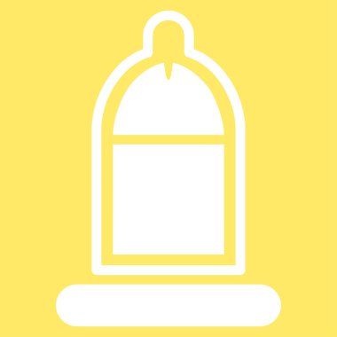 Prezervatif simgesi ile korunan Penis