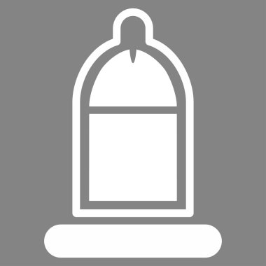 Prezervatif simgesi ile korunan Penis