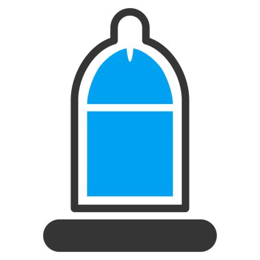 Prezervatif simgesi ile korunan Penis