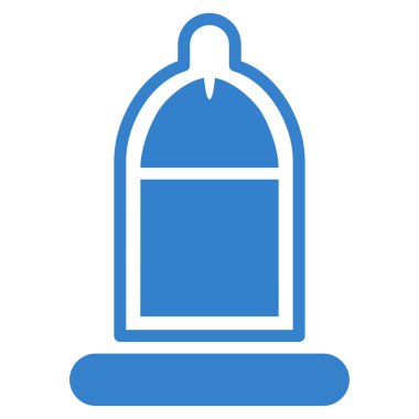 Prezervatif simgesi ile korunan Penis