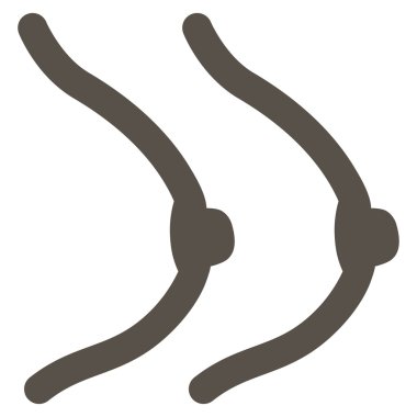 Kadın göğüsler simgesi