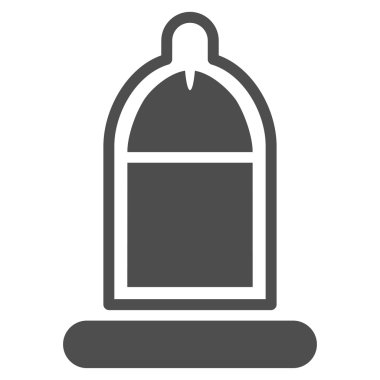 Prezervatif simgesi ile korunan Penis