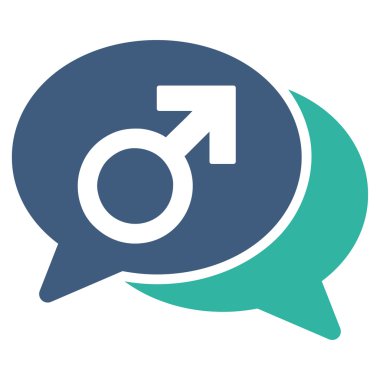 Erkek sohbet simgesi