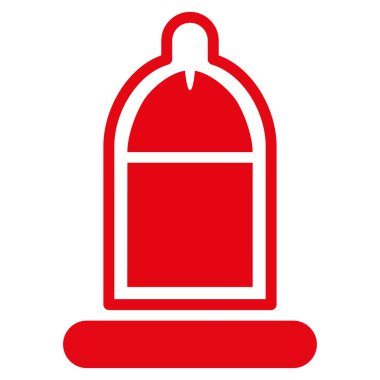 Prezervatif simgesi ile korunan Penis