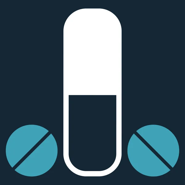 Icono de la medicación masculina — Vector de stock