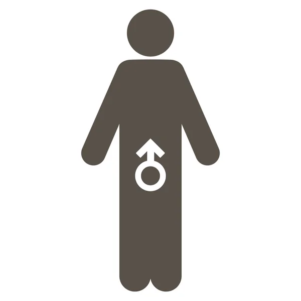 Male Potence Icon — Stock Vector