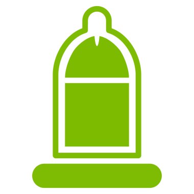 Prezervatif simgesi ile korunan Penis