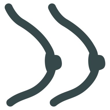 Kadın göğüsler simgesi