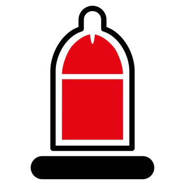 Prezervatif simgesi ile korunan Penis