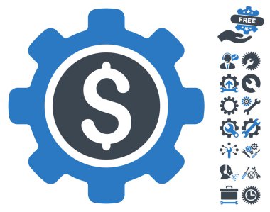 Araçlar Bonus ile Finansal Araçlar Düz Vektör Simgesi