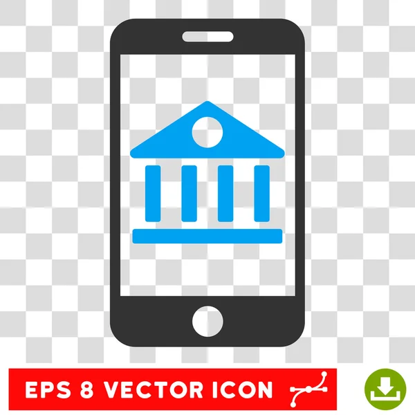 Mobile Bank eps Vektor-Symbol — Stockvektor