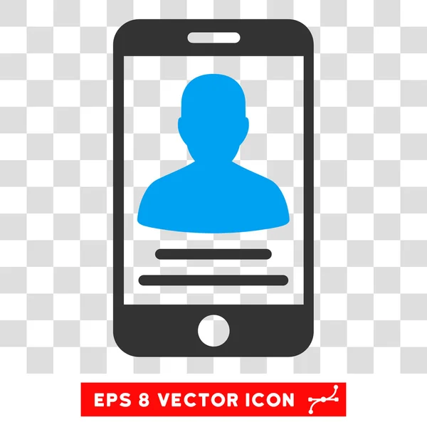 Conta móvel Eps Vector Icon — Vetor de Stock