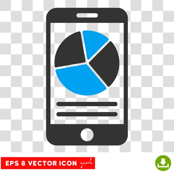 Mobiler Bericht eps Vektor-Symbol — Stockvektor