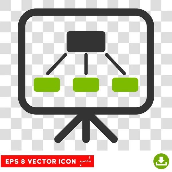 Schema skärm EPS vektor ikon — Stock vektor