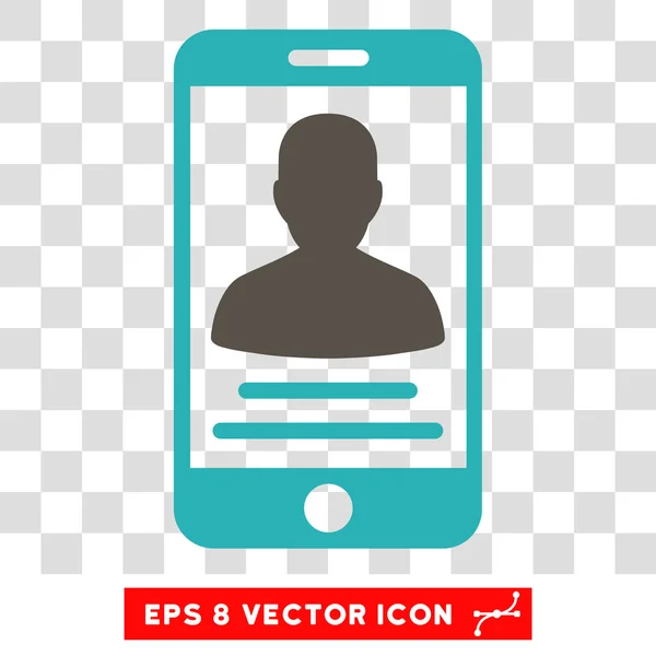 Cuenta móvil Eps Vector Icono — Vector de stock