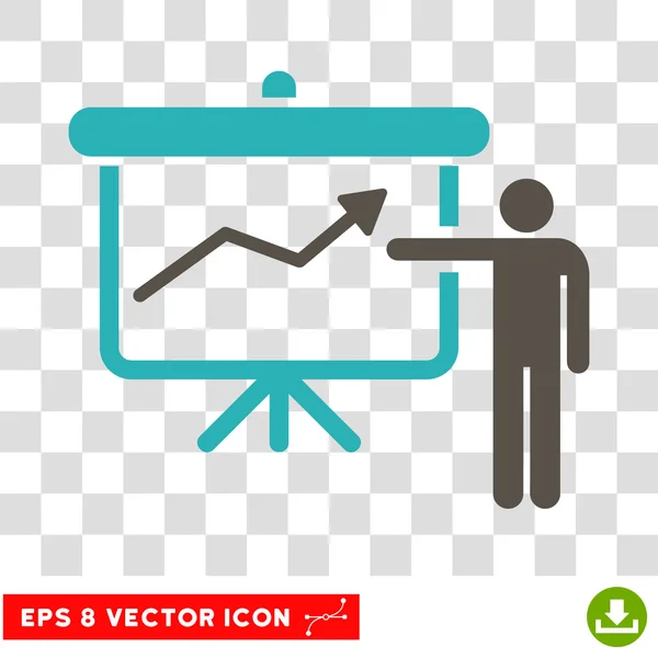 Projektpräsentation eps Vektor-Symbol — Stockvektor