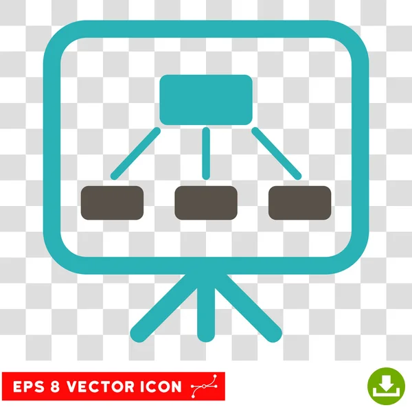 Schéma écran Eps vectoriel Icône — Image vectorielle