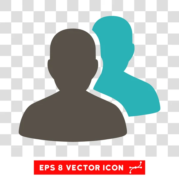 Contas de Usuário Eps Vector Icon — Vetor de Stock