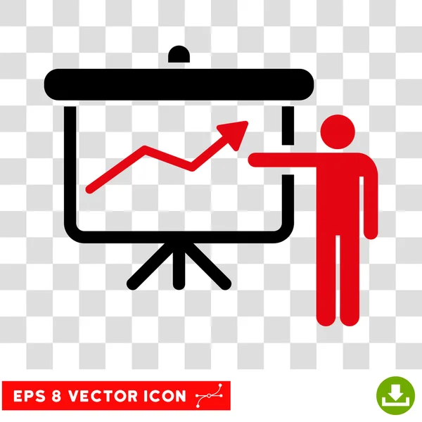 Apresentação do Projeto Eps Vector Icon — Vetor de Stock