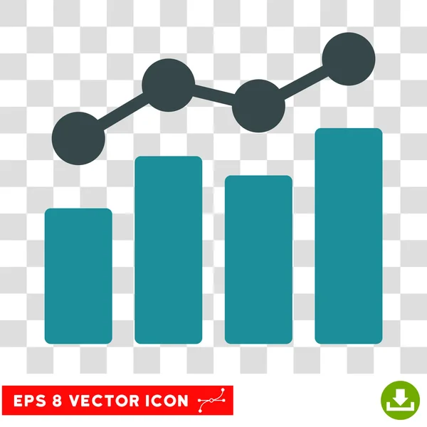 Ícone do vetor de Analytics Eps — Vetor de Stock