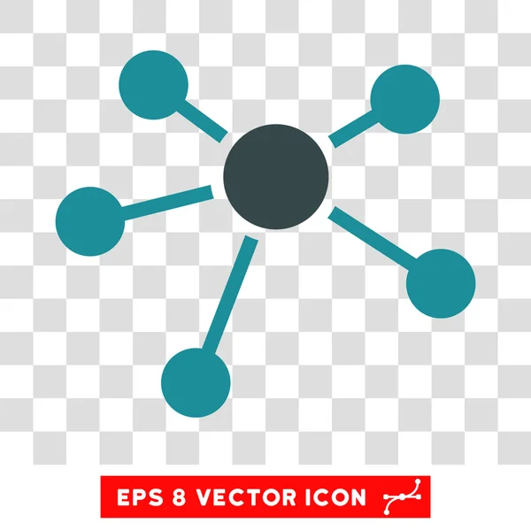 Conexões Eps Vector Ícone — Vetor de Stock