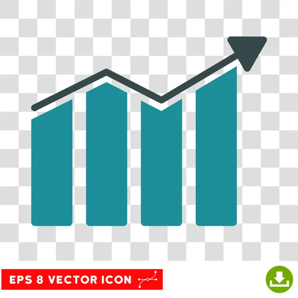 Tendência Eps Vector Ícone — Vetor de Stock